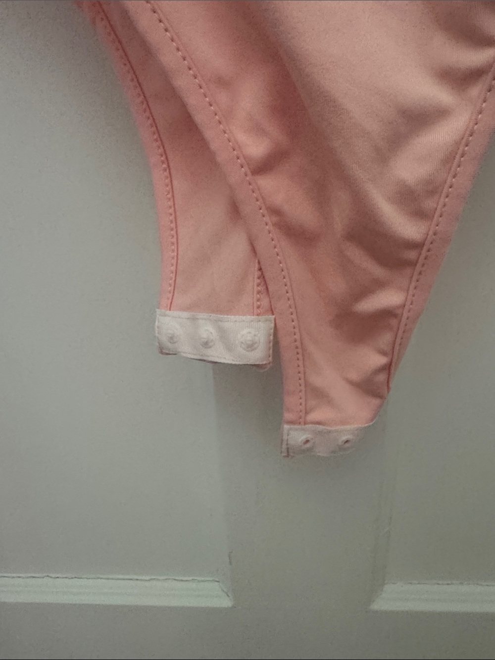 Pink Ruffle One-Piece Bodysuit - Picture 5 of 5